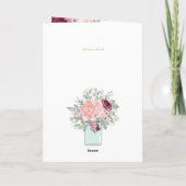 4pg Floral BAPTISM-uitnodigingen - Programma (Achterkant)