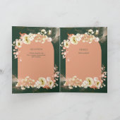 4pg Hispanic Floral Wedding Programme Bilingual Ch Kaart (Binnen)