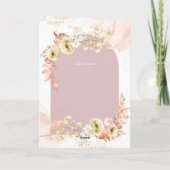 4pg Hispanic Floral Wedding Programme Bilingual Ch Kaart (Achterkant)