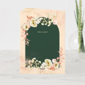 4pg Hispanic Floral Wedding Programme Bilingual Ch Kaart (Achterkant)