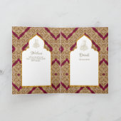 4Pg NIKAH WALIMA nodigt Red Gold  uit Kaart (Binnen)