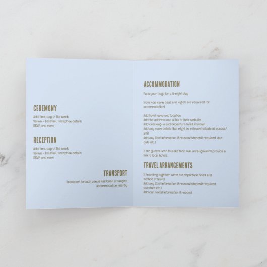 4pg PHOTO Weddenschap bestemming met ALLE Details  Kaart (Binnen)