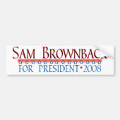 4prez-brownback bumpersticker (Voorkant)