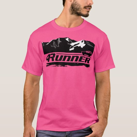 4Runner - Bergen voertuig 4e generatie T-shirt (Voorkant)