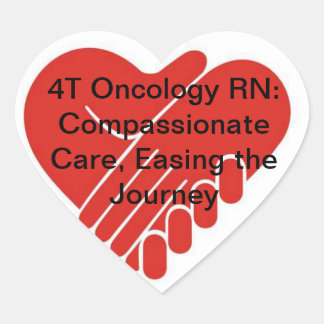 4T Oncologie RN Hart Sticker
