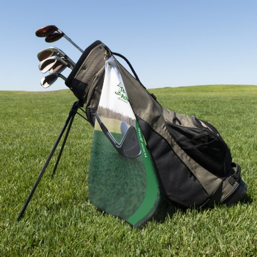 4T-shirt Acres Gepersonaliseerde Golf Handdoeken (Groen)
