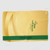 4T-shirt Acres Gepersonaliseerde Golf Handdoeken (Horizontaal)
