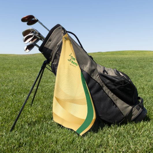 4T-shirt Acres Gepersonaliseerde Golf Handdoeken (Groen)