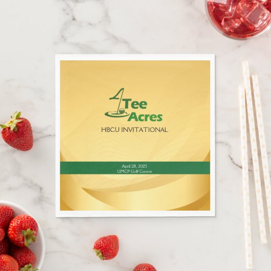 4T-shirt Acres Gouden Papier Servet (Insitu)