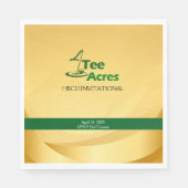 4T-shirt Acres Gouden Papier Servet (Voorkant)