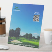 4T-shirt hectare tafelstandaard Reclamebord Met Voetstuk (Insitu)