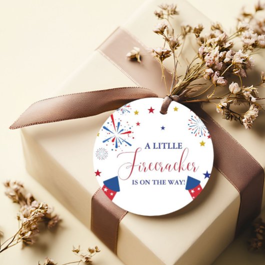 4t van juli Onafhankelijkheid voetzoeker Baby show Bedankjes Labels