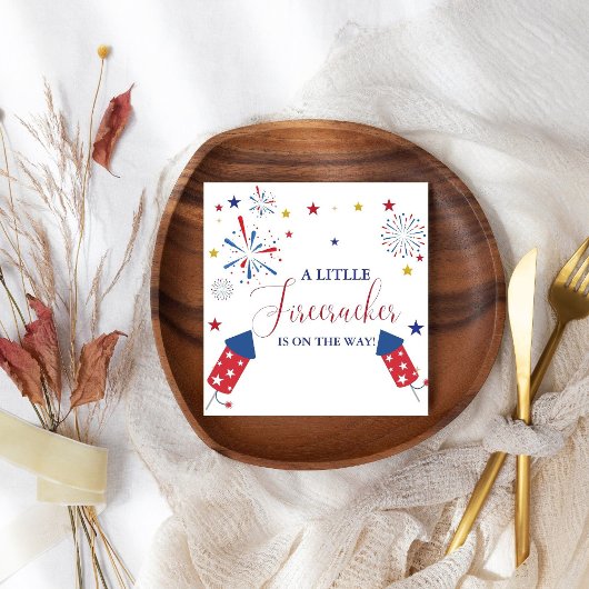 4t van juli Onafhankelijkheid voetzoeker Baby show Servet