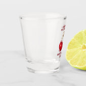 4th Anniversary Card, Fruit Anniversary Ornament Shot Glas (Links)