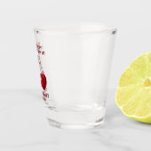 4th Anniversary Card, Fruit Anniversary Ornament Shot Glas (Rechts)