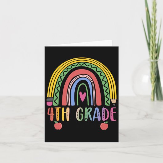4th Grade Rainbow Teacher Team Fourth Grade Squad Kaart (Voorkant)