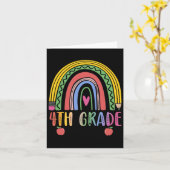 4th Grade Rainbow Teacher Team Fourth Grade Squad Kaart (Gele Bloem)