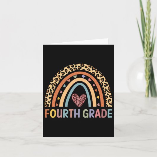 4th Grade Rainbow Teacher Team Fourth Grade Squad Kaart (Voorkant)