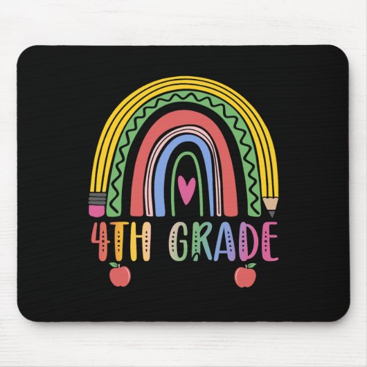 4th Grade Rainbow Teacher Team Fourth Grade Squad Muismat (Voorkant)