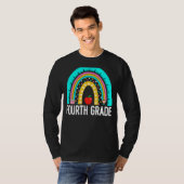 4th Grade Rainbow Teacher Team Fourth Grade Squad T-shirt (Voorkant volledig)