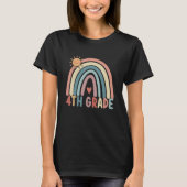 4th Grade Rainbow Team Fourth Grade Teacher Boho R T-shirt (Voorkant)