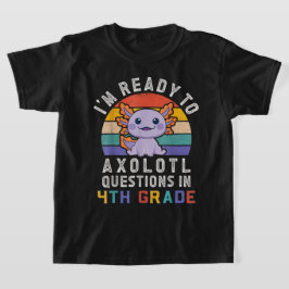 4th Grade Ready – Cute Back to School Character  T-shirt