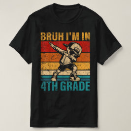 4th Grade Ready  Cute Back to School Character Tee T-shirt