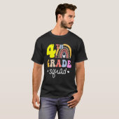4th Grade Squad Teachers Kids Fourth Grade Back to T-shirt (Voorkant volledig)