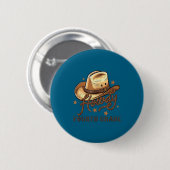 4th Grade Teacher Rodeo Country Western Howdy Four Ronde Button 5,7 Cm (Voorkant /achterkant)