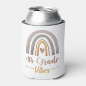 4th Grade Vibes Fourth Grade Back to School Blikjeskoeler (Blikje Voorkant)