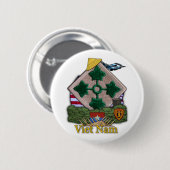 4th infantry Division vietnam war vets Button (Voorkant /achterkant)