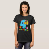 4th Is For Fourth Grade Groovy Back To School Teac T-shirt (Voorkant volledig)