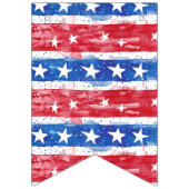 4th juli Bunting Vlaggen Sterren en Strepen Vlaggetjes (Tweede vlag)