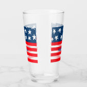 4th juli onafhankelijkheidsdag voeg naamtekst Amer Glas (Rechts)
