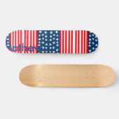 4th juli onafhankelijkheidsdag voeg naamtekst Amer Persoonlijk Skateboard (Horizontaal)