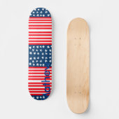 4th juli onafhankelijkheidsdag voeg naamtekst Amer Persoonlijk Skateboard (Voorkant)