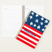 4th juli onafhankelijkheidsdag voeg naamtekst Amer Planner (Display)