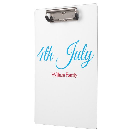 4th Juli onafhankelijkheidsdag voeg naamtekst toe  Klembord (Links)