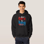 4th july apparel USA american flag 4th of july for Hoodie (Voorkant volledig)