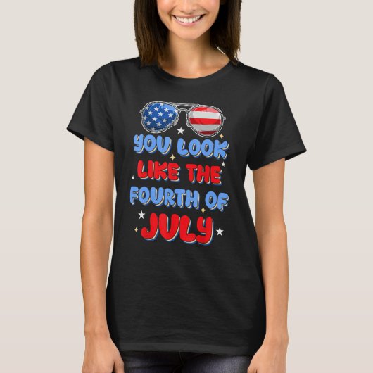 4th july apparel USA american flag 4th of july for T-shirt (Voorkant)
