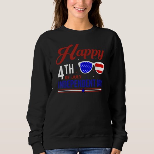4th july apparel USA american flag 4th of july for Trui (Voorkant)