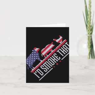 4th July I'd Rook Die Patriot BBQ Barbeque C Kaart