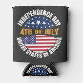 4th July Independence Day Blikjeskoeler (Voorkant)