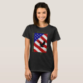 4th July Independence Day Born To Be Free T-shirt (Voorkant volledig)