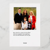 4th July Independence Day Folie Feestdagenkaart (Achterkant)