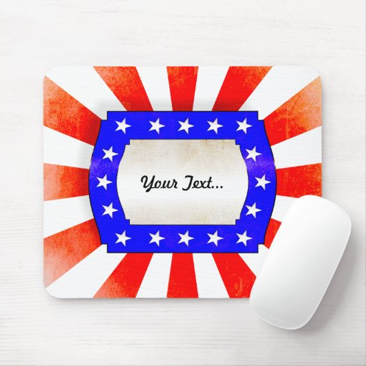 4th July Independence Day Muismat (Met muis)