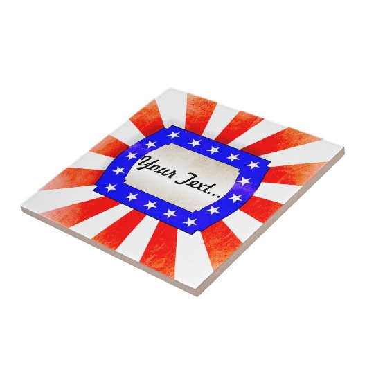 4th July Independence Day Tegeltje (Zijkant)