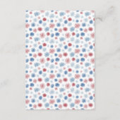 4th July New Address Moving Flat Announcement Card Aankondiging (Achterkant)