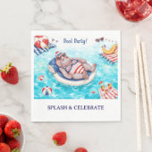 4th July Pool Party with Hippo in Bikini  Servet (Insitu)