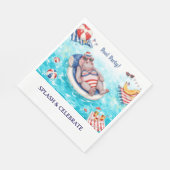 4th July Pool Party with Hippo in Bikini  Servet (Hoek)